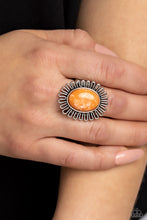 Load image into Gallery viewer, Anasazi Arbor - Orange and Silver Ring- Paparazzi Accessories
