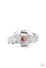 Load image into Gallery viewer, Graceful Gallantry - Pink and Silver Ring- Paparazzi Accessories