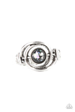 Load image into Gallery viewer, Celestial Karma - Black and Silver Ring- Paparazzi Accessories