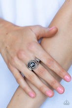 Load image into Gallery viewer, Celestial Karma - Black and Silver Ring- Paparazzi Accessories