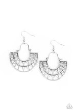 Load image into Gallery viewer, Solar Surge - Silver Earrings- Paparazzi Accessories