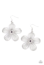 Load image into Gallery viewer, Meadow Musical - Purple and Silver Earrings- Paparazzi Accessories