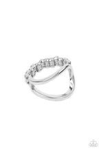 Load image into Gallery viewer, Fill The Gap - Silver Ring- Paparazzi Accessories