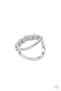Fill The Gap - Silver Ring- Paparazzi Accessories