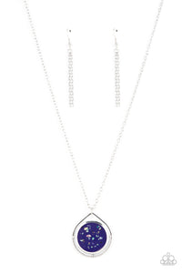 Pacific Periscope - Purple and Silver Necklace- Paparazzi Accessories