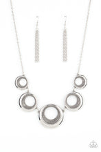 Load image into Gallery viewer, Solar Cycle - Silver Necklace- Paparazzi Accessories