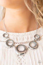 Load image into Gallery viewer, Solar Cycle - Silver Necklace- Paparazzi Accessories