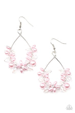 Load image into Gallery viewer, Marina Banquet - Pink and Silver Earrings- Paparazzi Accessories