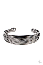 Load image into Gallery viewer, This Girl is on WIRE - Gunmetal Bracelet- Paparazzi Accessories