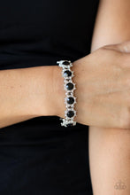 Load image into Gallery viewer, Prismatic Palace - Black and Silver Bracelet- Paparazzi Accessories