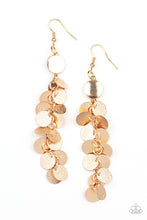 Load image into Gallery viewer, Game CHIME - Gold Earrings- Paparazzi Accessories