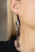 Load image into Gallery viewer, Game CHIME - Gunmetal Earrings- Paparazzi Accessories