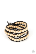 Load image into Gallery viewer, Pine Paradise - White and Black Bracelet- Paparazzi Accessories