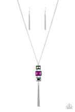 Load image into Gallery viewer, Uptown Totem - Pink and Silver Necklace- Paparazzi Accessories