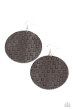 Load image into Gallery viewer, WEAVE Me Out Of It - Silver Earrings- Paparazzi Accessories