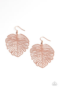 Palm Palmistry - Copper Earrings- Paparazzi Accessories