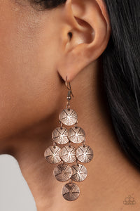 How CHIME Flies - Copper Earrings- Paparazzi Accessories