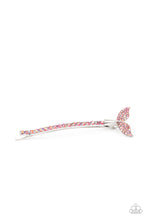 Load image into Gallery viewer, Deep Dive - Pink and Silver Hair Pin- Paparazzi Accessories