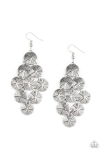 Load image into Gallery viewer, How CHIME Flies - Silver Earrings- Paparazzi Accessories