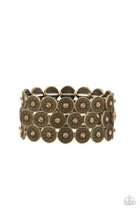 Forgotten Treasure - Brass Bracelet- Paparazzi Accessories