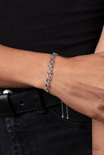 Load image into Gallery viewer, Slide On Over - Silver Bracelet- Paparazzi Accessories