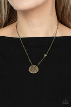 Load image into Gallery viewer, Live The Life You Love - Brass Necklace- Paparazzi Accessories