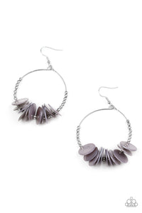 Caribbean Cocktail - Silver Earrings- Paparazzi Accessories