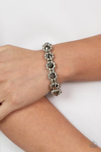 Load image into Gallery viewer, Prismatic Palace - White and Silver Bracelet- Paparazzi Accessories