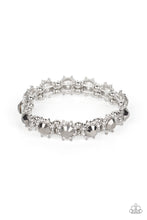 Load image into Gallery viewer, Prismatic Palace - White and Silver Bracelet- Paparazzi Accessories