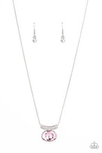 Load image into Gallery viewer, Pristinely Prestigious - Pink and Silver Necklace- Paparazzi Accessories