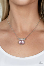 Load image into Gallery viewer, Pristinely Prestigious - Pink and Silver Necklace- Paparazzi Accessories