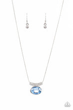 Load image into Gallery viewer, Pristinely Prestigious - Blue and Silver Necklace- Paparazzi Accessories