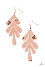 Load image into Gallery viewer, A FROND Farewell - Copper Earrings- Paparazzi Accessories