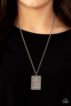 Load image into Gallery viewer, All About Trust - White and Silver Necklace- Paparazzi Accessories