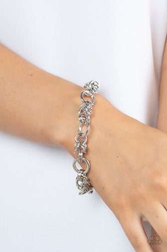 Big City Chic - Silver Bracelet- Paparazzi Accessories