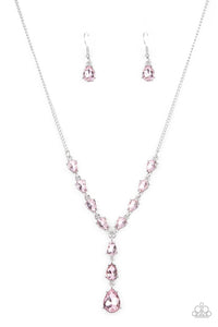 Park Avenue A-Lister - Pink and Silver Necklace- Paparazzi Accessories