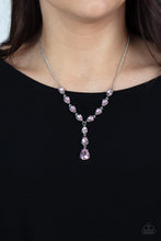 Load image into Gallery viewer, Park Avenue A-Lister - Pink and Silver Necklace- Paparazzi Accessories