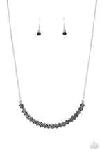Load image into Gallery viewer, Dicey Demure - Silver Necklace- Paparazzi Accessories