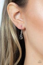 Load image into Gallery viewer, Dicey Demure - Silver Necklace- Paparazzi Accessories