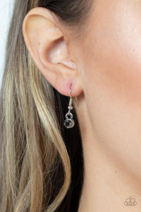 Dicey Demure - Silver Necklace- Paparazzi Accessories