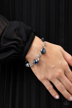 Load image into Gallery viewer, Super Nova Nouveau - Blue and Silver Bracelet- Paparazzi Accessories