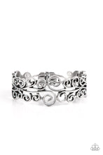 Load image into Gallery viewer, Dressed to FRILL - Silver  Bracelet- Paparazzi Accessories