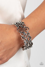 Load image into Gallery viewer, Dressed to FRILL - Silver  Bracelet- Paparazzi Accessories