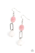 Load image into Gallery viewer, Stone Apothecary - Multicolored Silver Earrings- Paparazzi Accessories