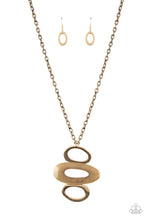 Load image into Gallery viewer, Rare Relic - Gold and Brass Necklace- Paparazzi Accessories