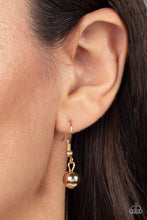 Load image into Gallery viewer, Taunting Twinkle - White and Gold Necklace- Paparazzi Accessories