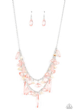 Load image into Gallery viewer, Candlelit Cabana - Pink and Silver Necklace- Paparazzi Accessories