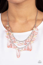 Load image into Gallery viewer, Candlelit Cabana - Pink and Silver Necklace- Paparazzi Accessories