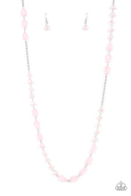 Load image into Gallery viewer, Shoreline Shimmer - Pink and Silver Necklace- Paparazzi Accessories