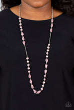 Load image into Gallery viewer, Shoreline Shimmer - Pink and Silver Necklace- Paparazzi Accessories